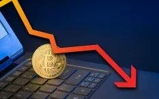 Bitcoin падает